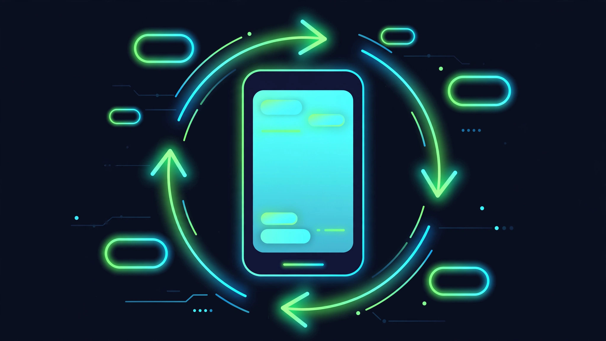 Android phone displaying a software update screen with version numbers and a download progress bar