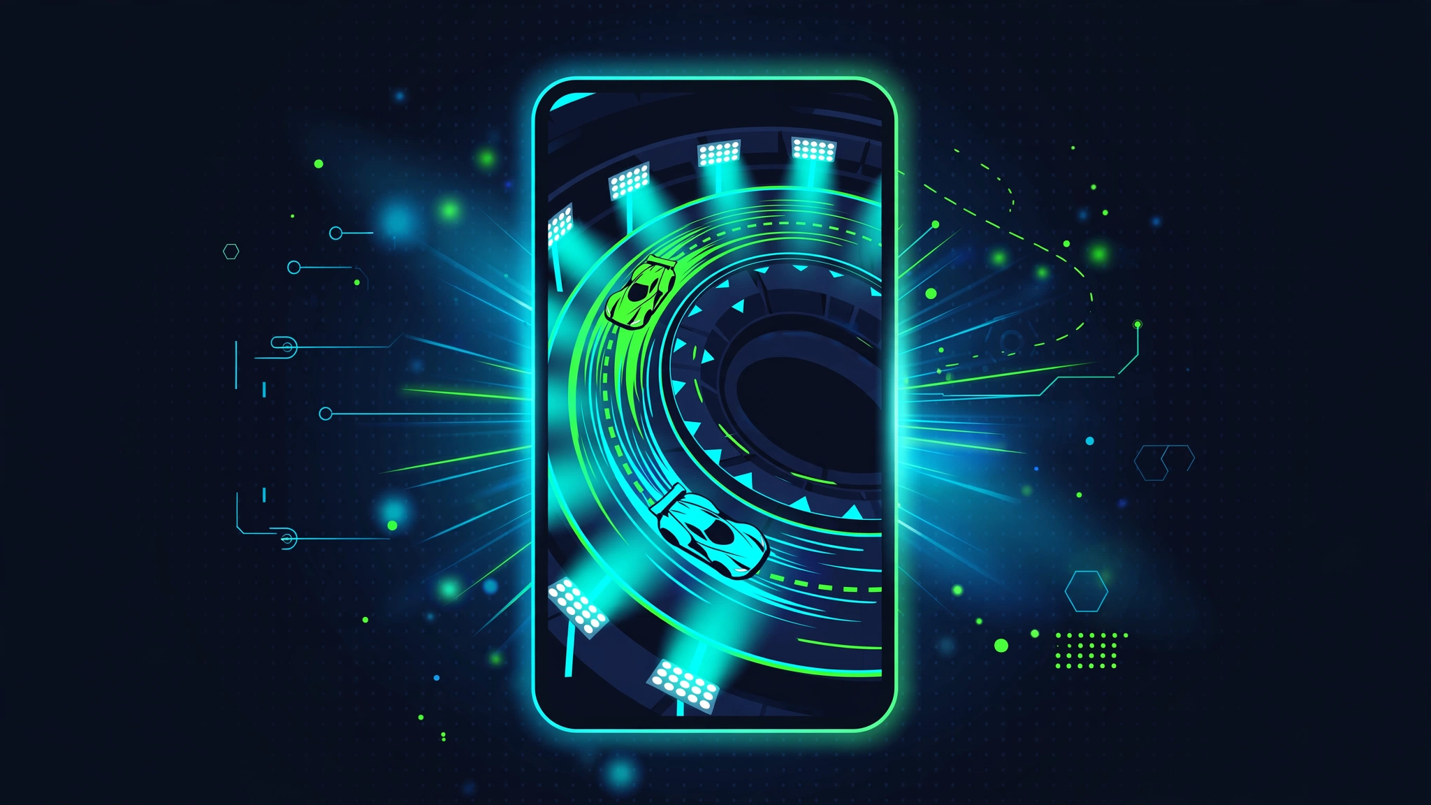 Android phone with a Bluetooth controller playing a football game inside Winlator